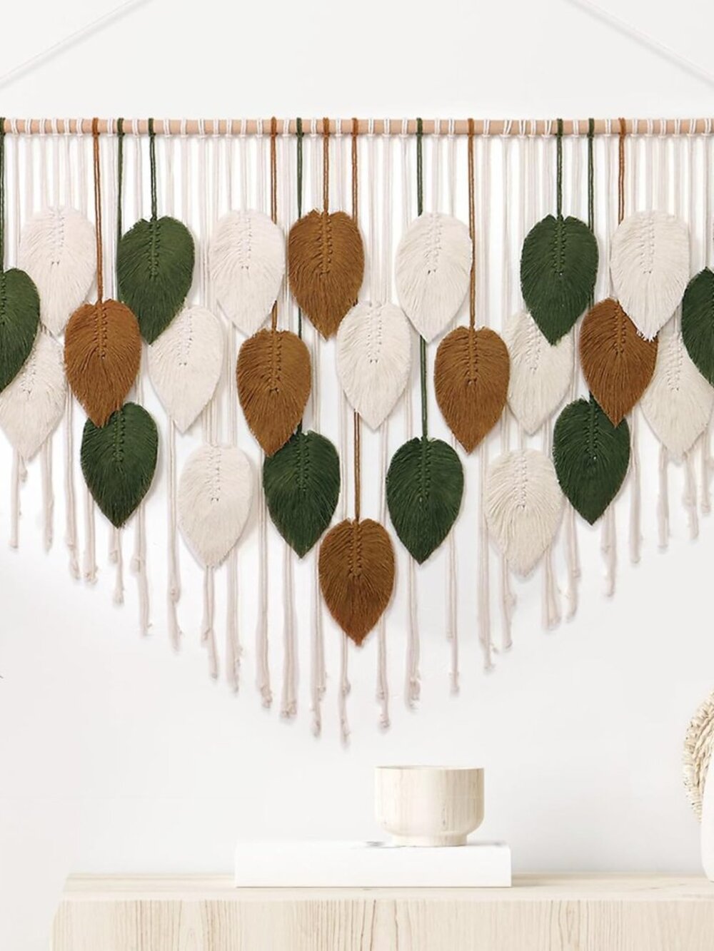 Large Macrame Wall Hanging Boho Woven Tapestry Chic Home Decor Wall Art | Modern - Picture 1 of 7